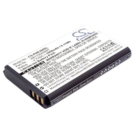 Bsc Preferred Philips E380 Xenium E380 Mobile Phone Replacement Battery CS-PHE380SL